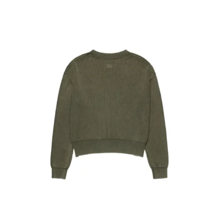 Mertra Waffle Knit (Washed Green)
