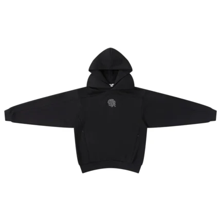 The Mertra Bigstep Hood 2.0 (Black) elevates classic streetwear through premium craftsmanship and minimalist style. Made from a 500 gsm cotton-poly blend, this hoodie delivers superior weight, softness, and shape retention. Its boxy oversized fit ensures effortless layering, while embroidered Mertra logos on the chest and sleeve highlight subtle detail. A double-layered hood, ribbed cuffs, and reinforced stitching enhance durability without compromising comfort. Whether you’re warming up, heading out, or styling for the city, this hoodie adapts easily — combining performance, precision, and street identity. Product Details: 500 gsm heavyweight cotton-poly blend Oversized boxy fit with dropped shoulders Dual Mertra embroidery on chest & sleeve Double-layered structured hood Ribbed cuffs & hem for stability Matte black colorway Unisex, true-to-size fit Limited-edition Mertra release